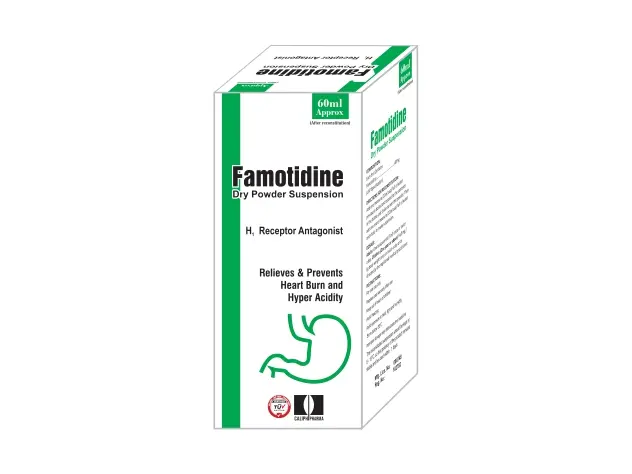 Famotidine Dry Powder Suspension
